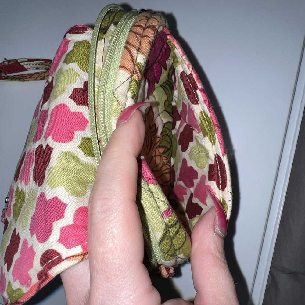 Vera Bradley Little Hip Bag Hello Dahlia! Crossbody Belt bag Fanny Pack Red Pink - Picture 5 of 11